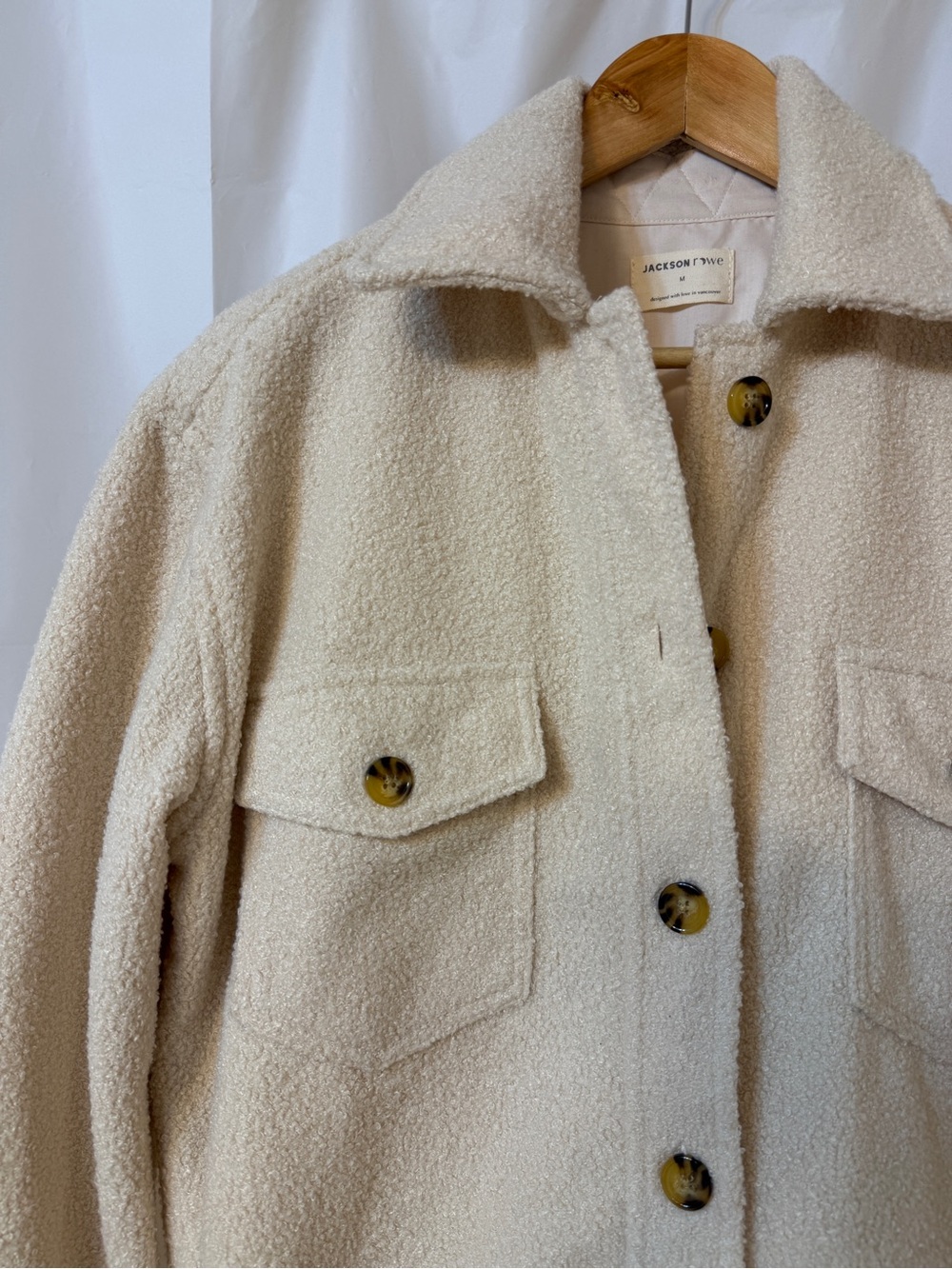 Jackson Rowe Panamint Jacket Cream Medium - Picture 2 of 11